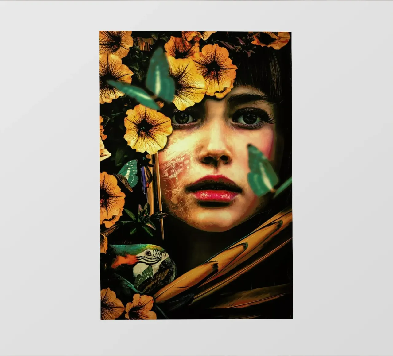 Parrot Woman 2 pellicola backlit da Wouter Rikken