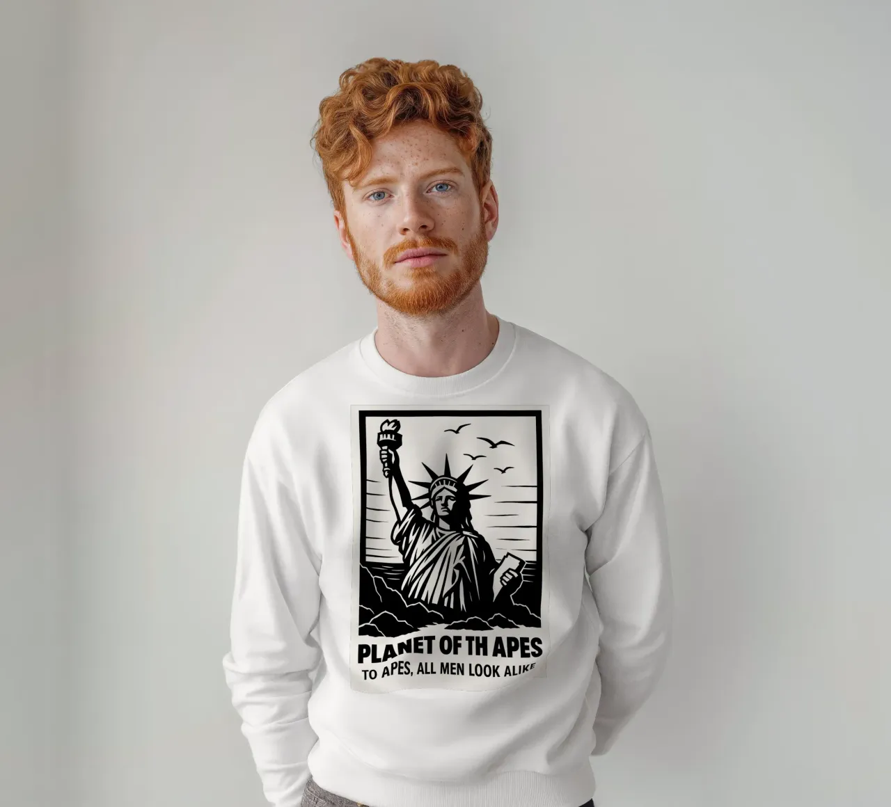 Planet Of The Apes Print felpa da MoviesArt