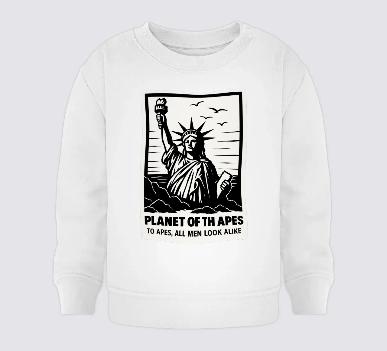 Planet Of The Apes Print felpa neonato da MoviesArt