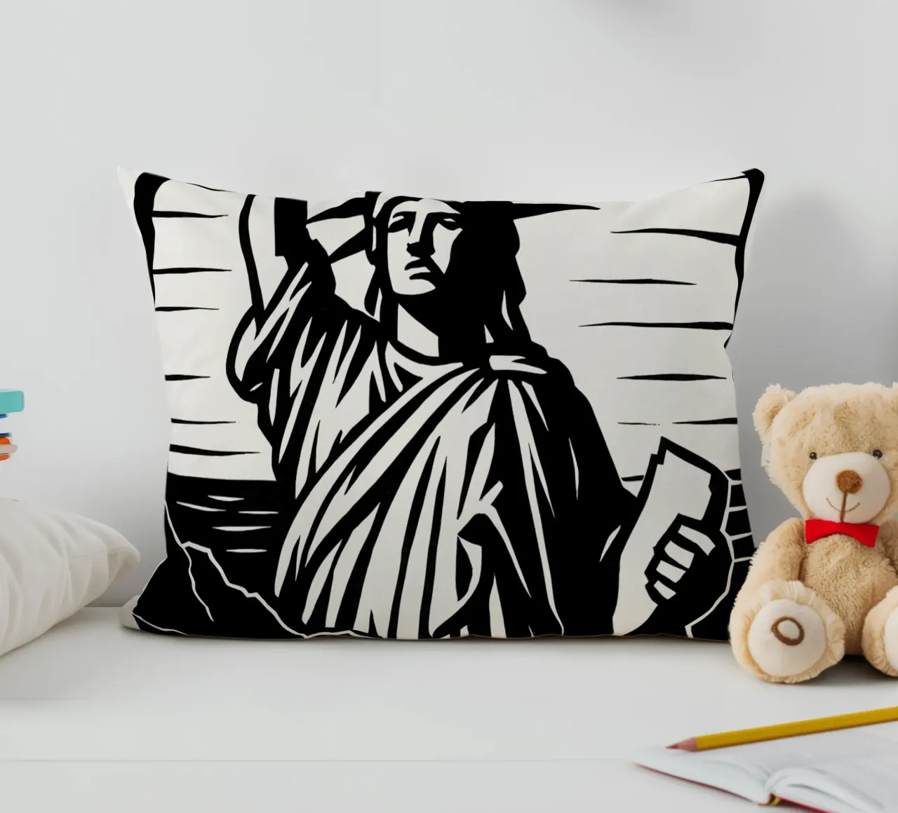 Planet Of The Apes Print cuscino da MoviesArt