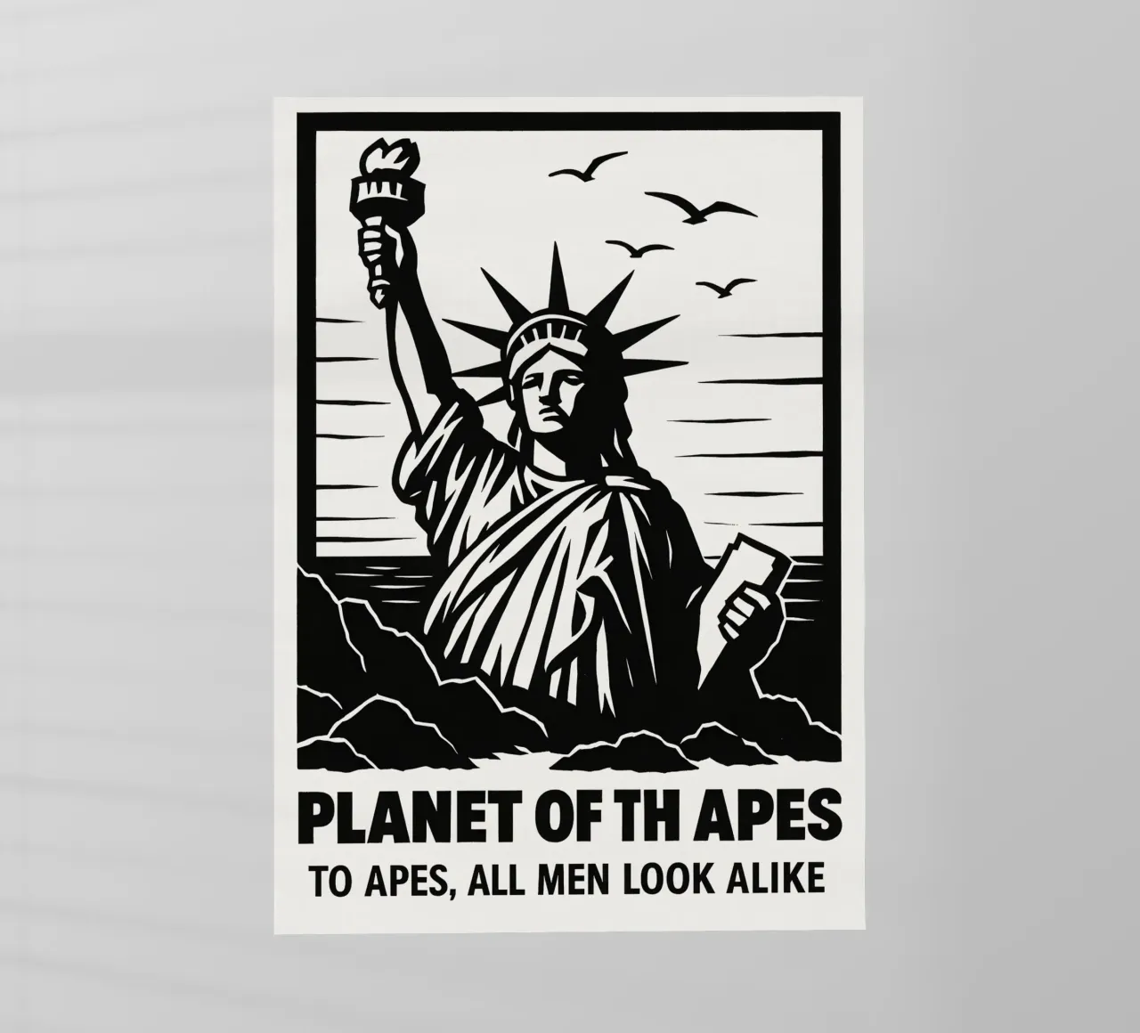Planet Of The Apes Print pellicola backlit da MoviesArt