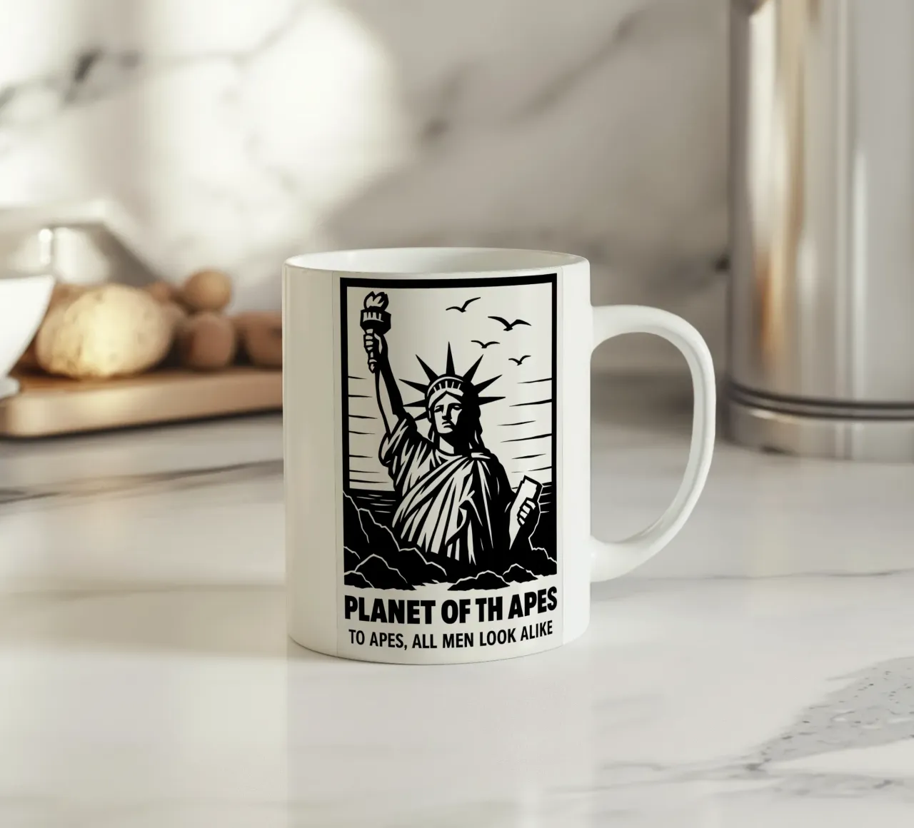 Planet Of The Apes Print tazza in ceramica da MoviesArt