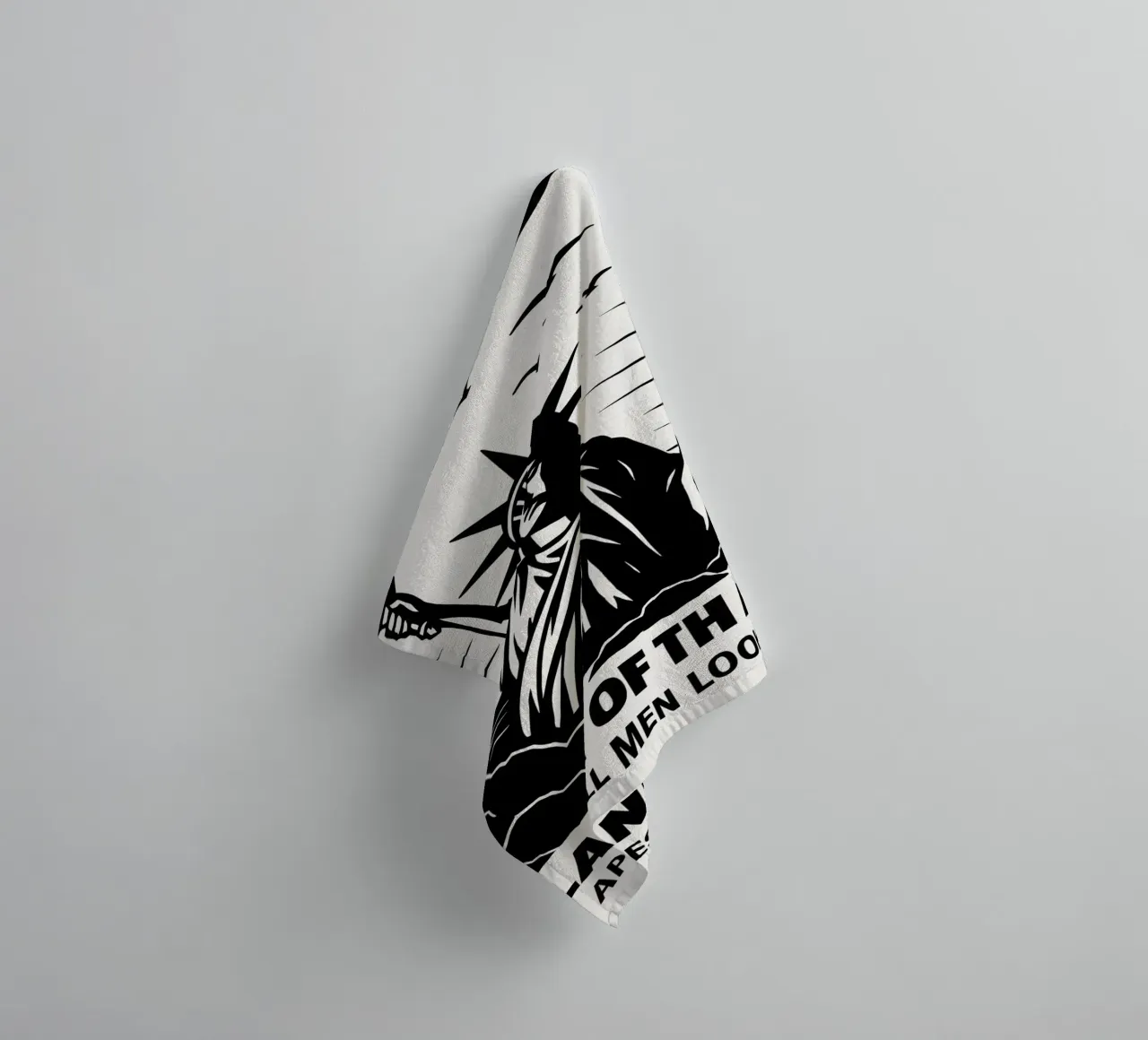 Planet Of The Apes Print towel by MoviesArt