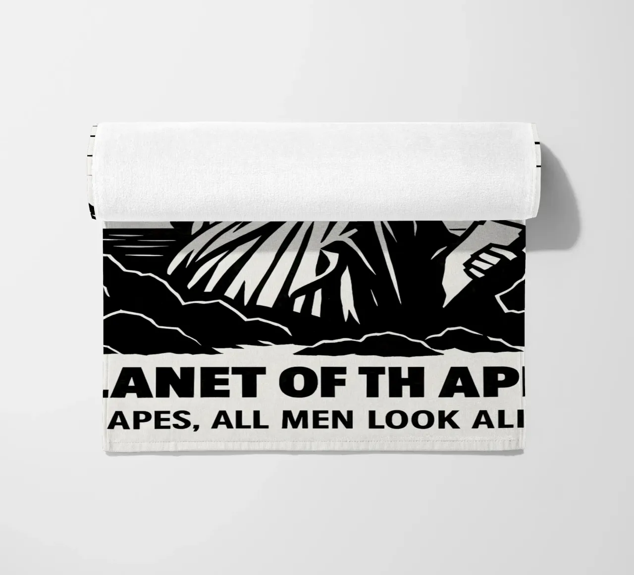 Planet Of The Apes Print telo mare da MoviesArt