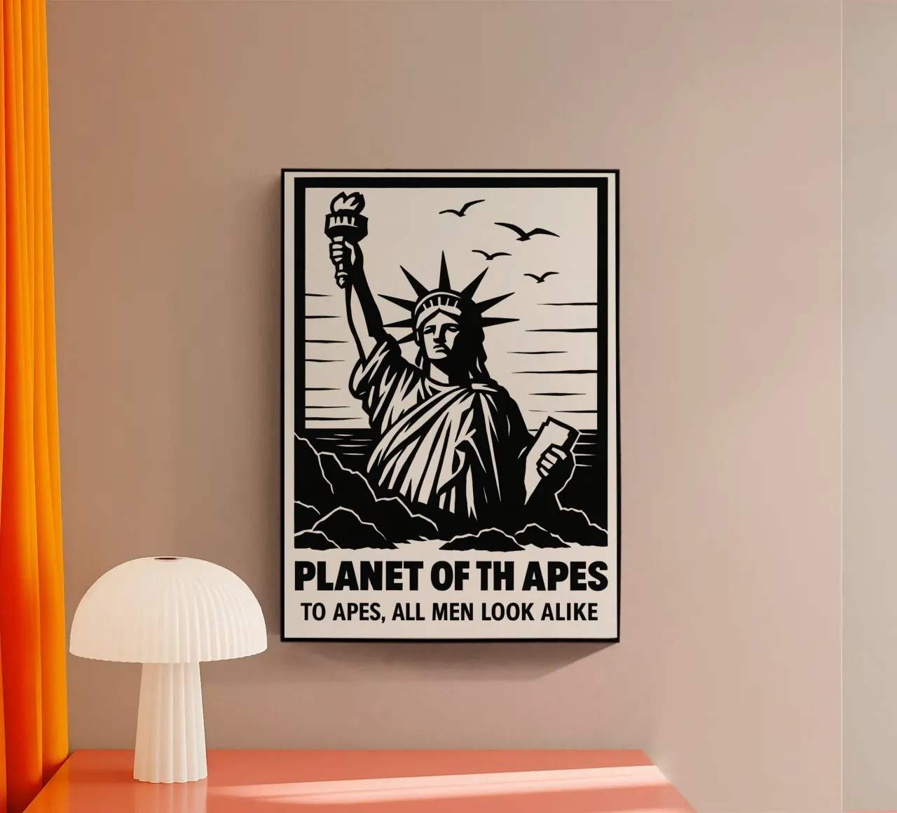 Planet Of The Apes Print plexiglass da MoviesArt