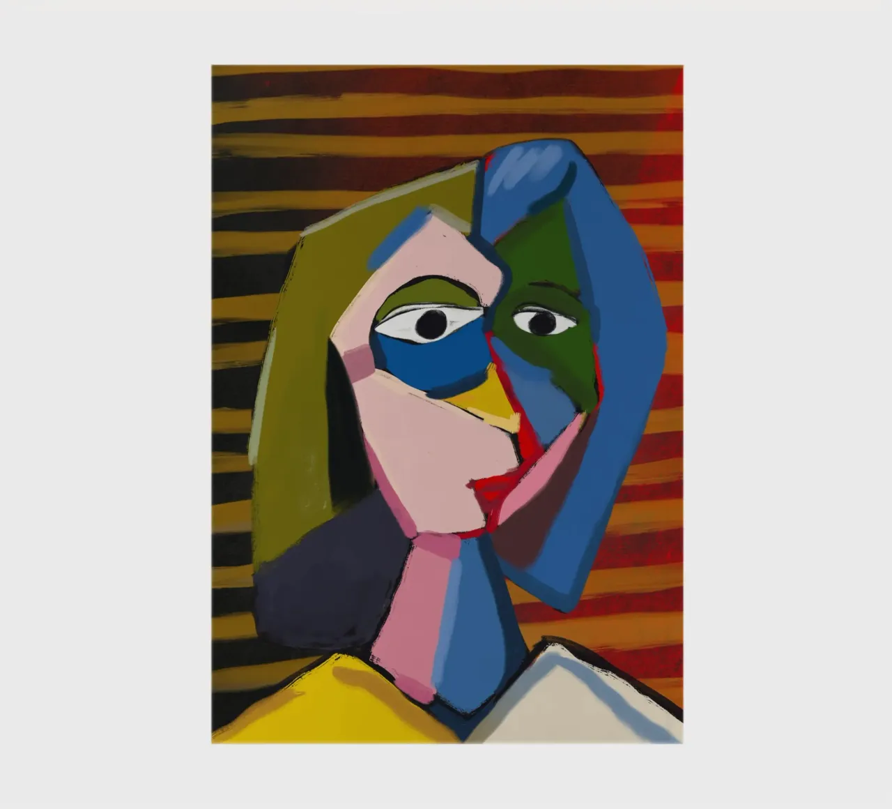 Potrait inspired by picasso notebook by Little Dean