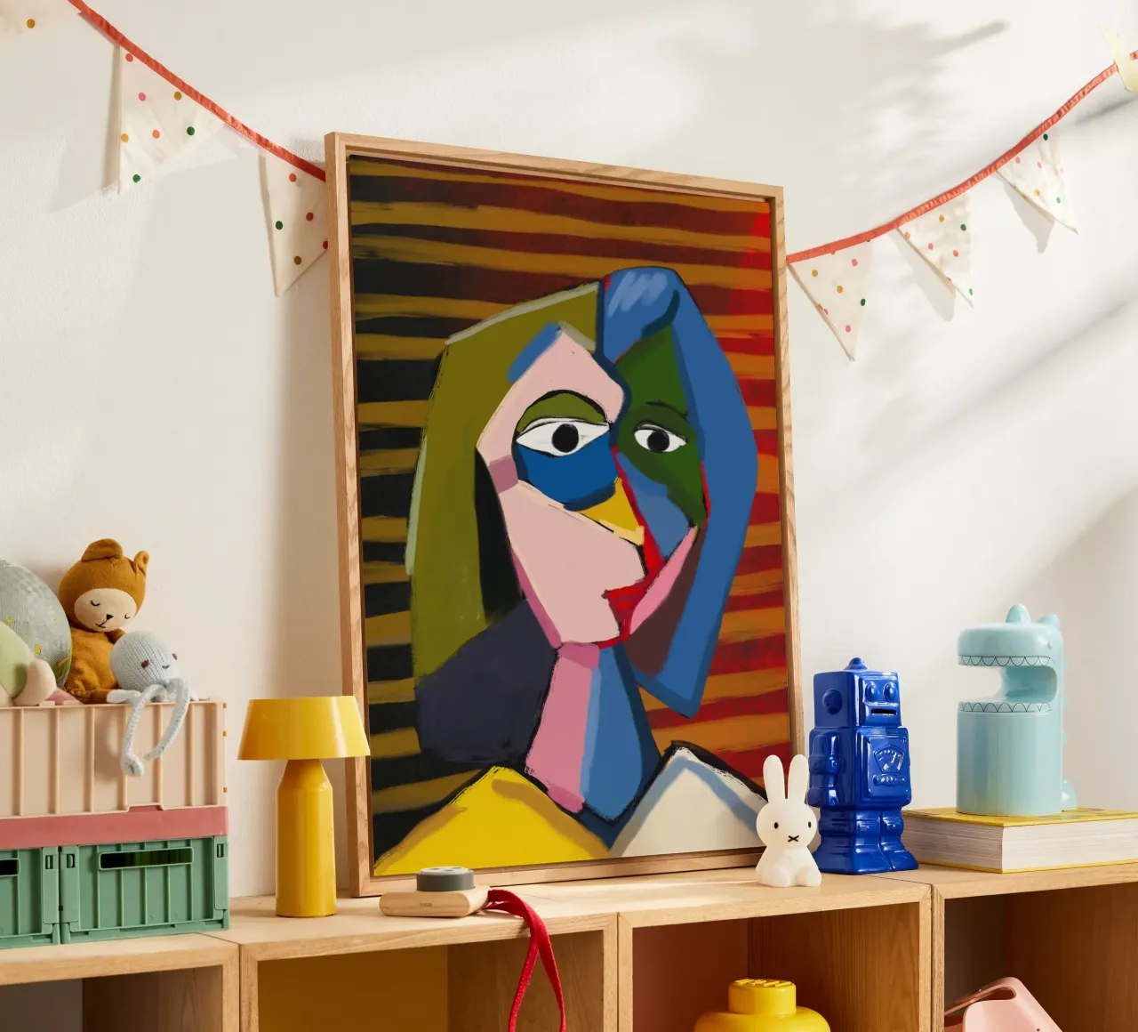 Ritratto ispirato a Picasso plexiglass da Little Dean