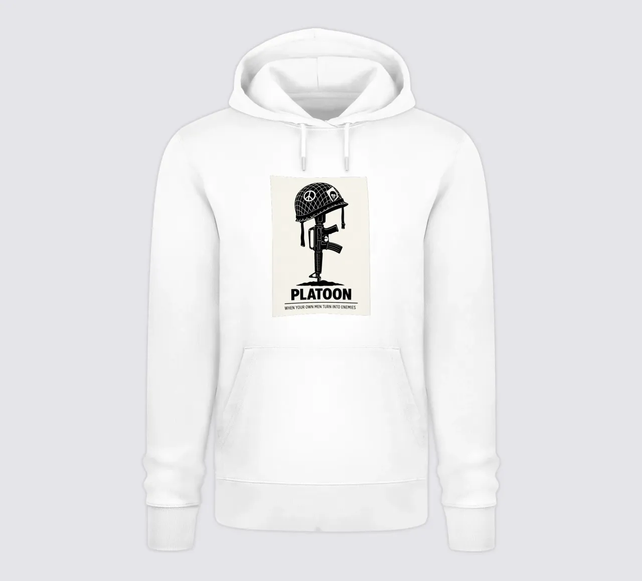 Platoon Print felpa con cappuccio da MoviesArt