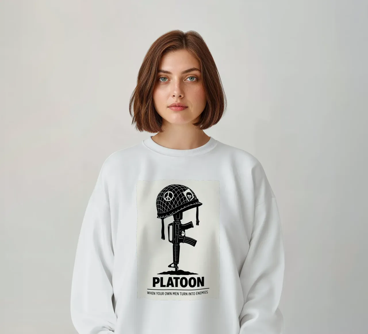Platoon Print sweatshirt van MoviesArt