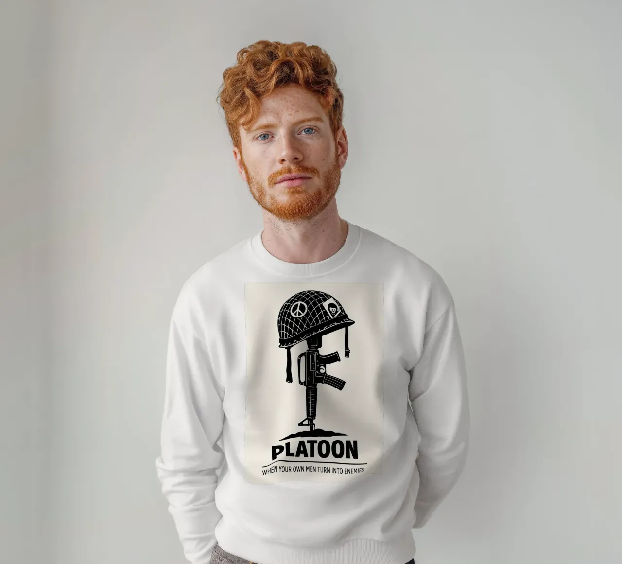 Platoon Print sweatshirt van MoviesArt