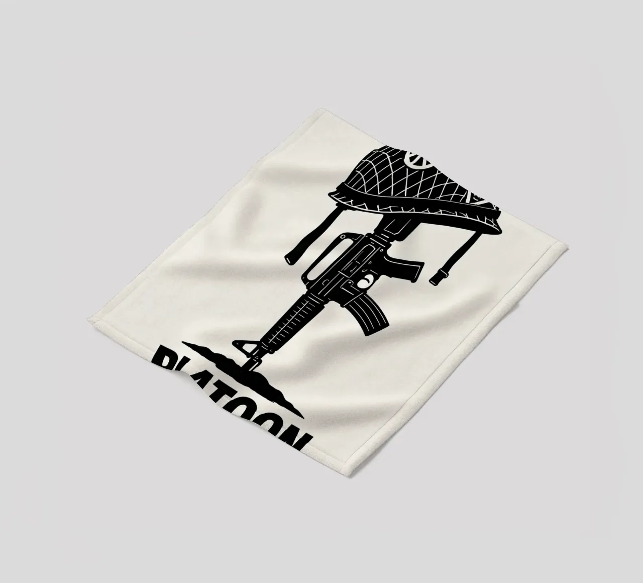 Platoon Print coperta in pile da MoviesArt