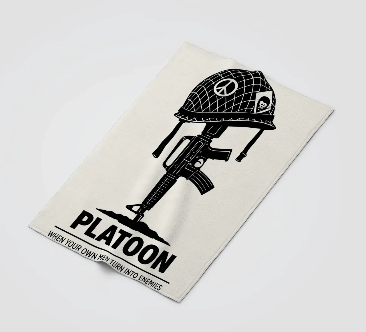 Platoon Print coperta in pile da MoviesArt