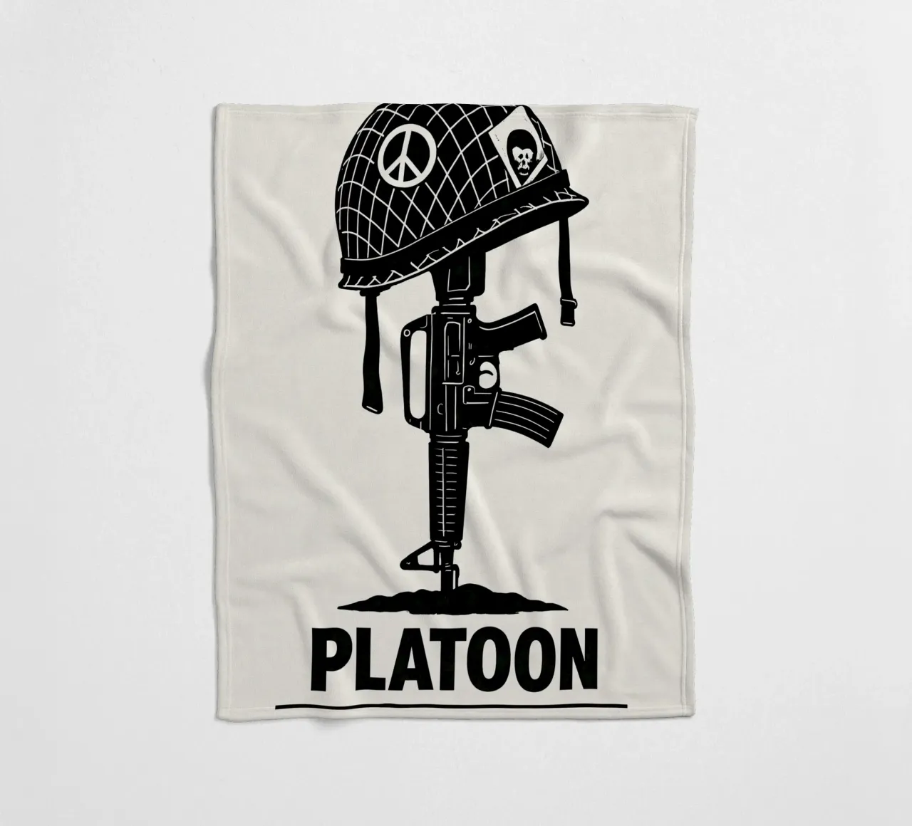 Platoon Print coperta in pile da MoviesArt