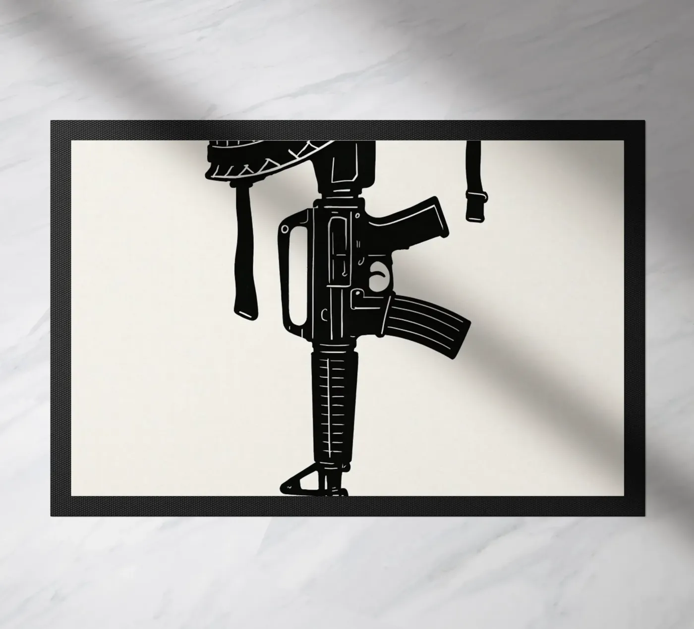 Platoon Print doormat by MoviesArt