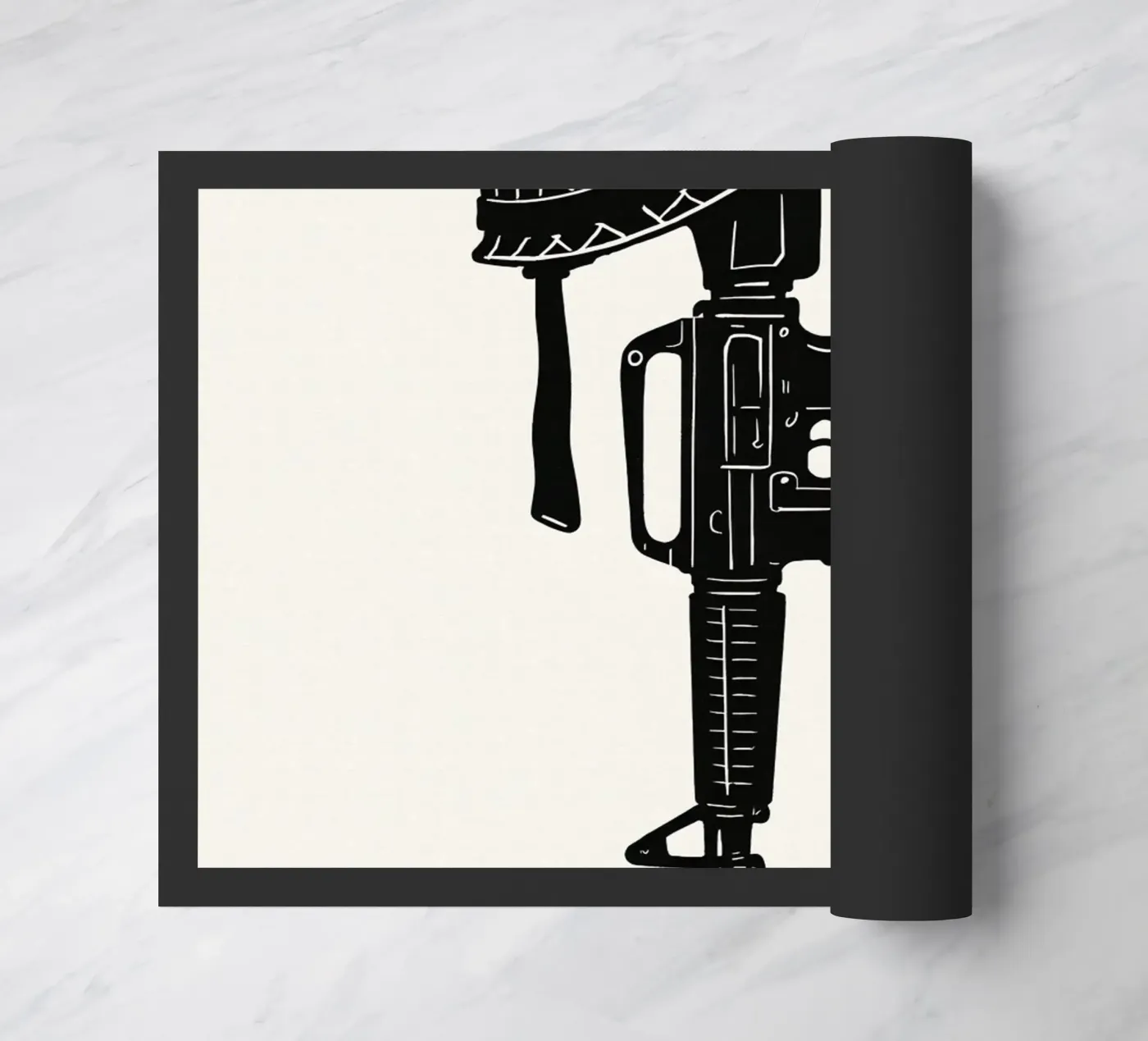 Platoon Print doormat by MoviesArt