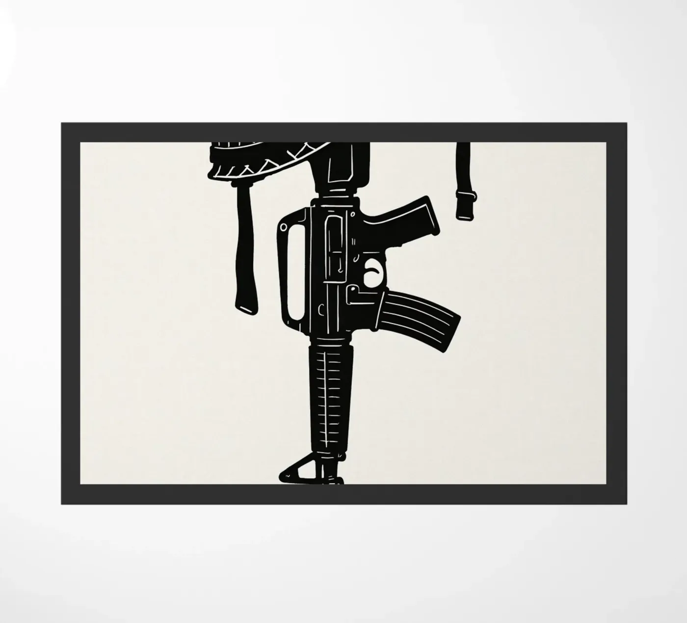 Platoon Print doormat by MoviesArt