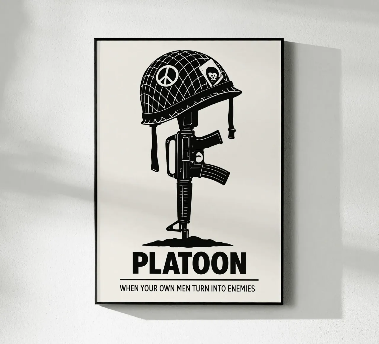 Platoon Print plexiglass da MoviesArt