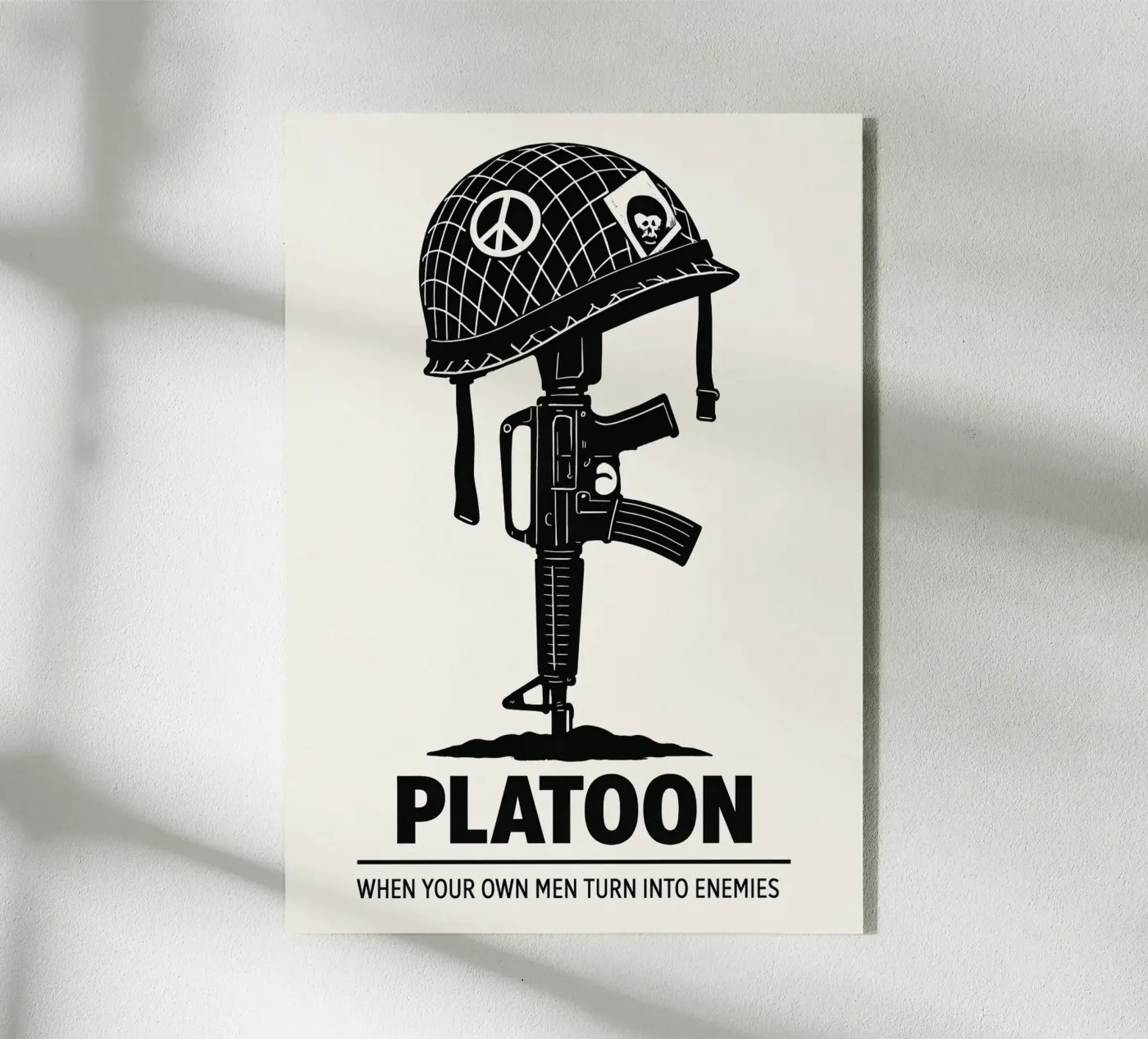 Platoon Print plexiglass da MoviesArt