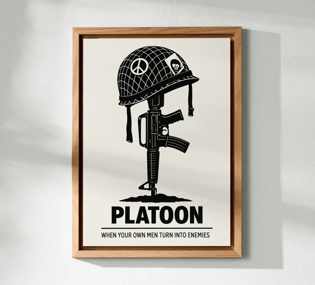 Platoon Print alluminio dibond da MoviesArt