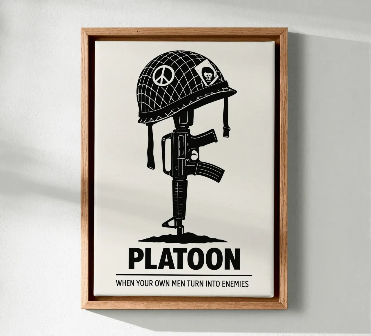 Platoon Print tela da MoviesArt