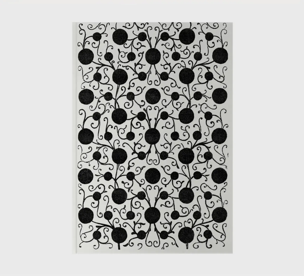 The Fragmentary System" - Impression de motifs botaniques abstraits carnet de notes de ClubArt