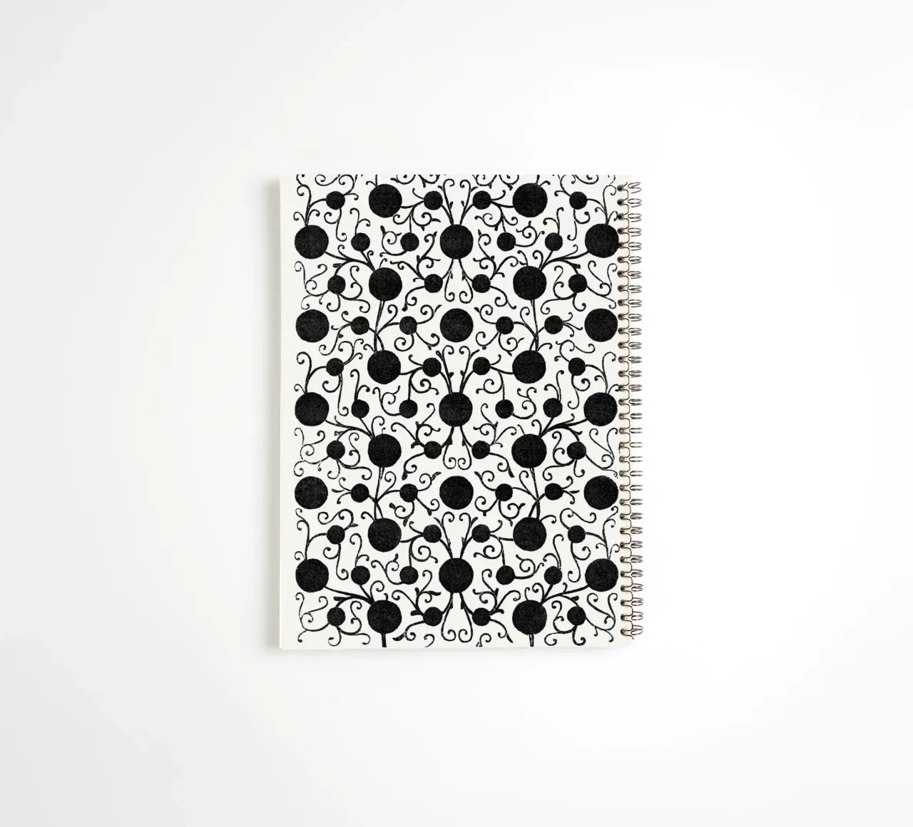 The Fragmentary System" - Abstract Botanical Pattern Print spiral notebook by ClubArt