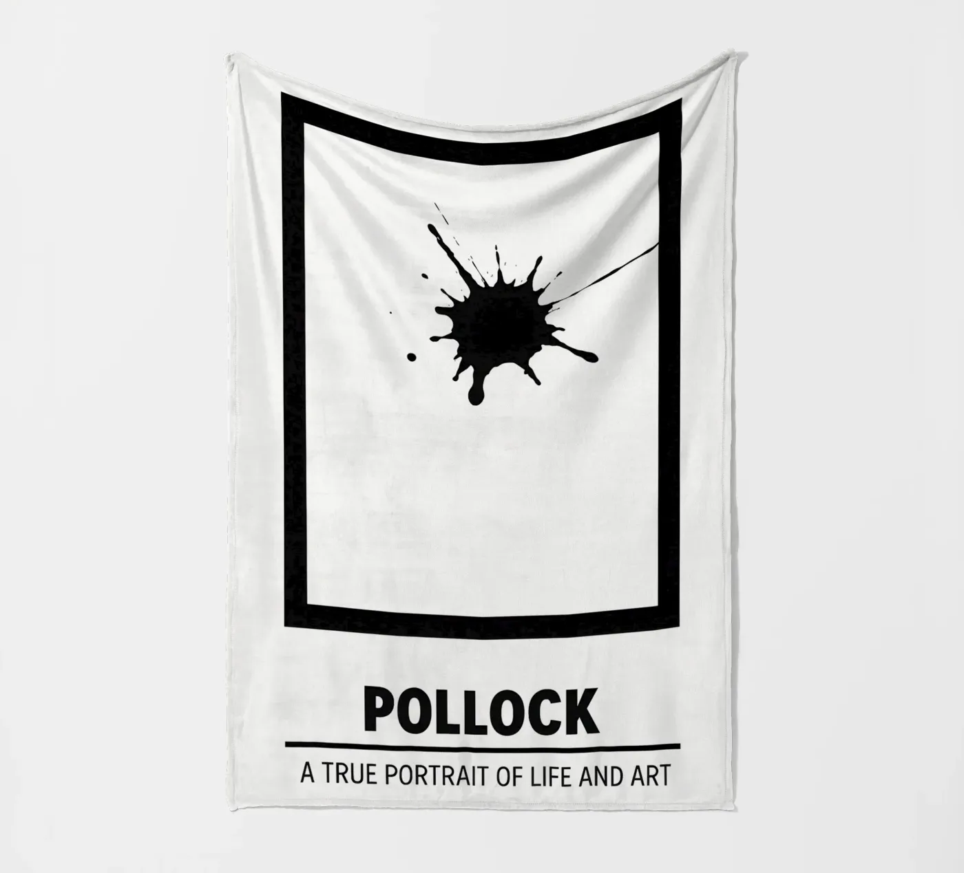 Pollock Print fleecedeken van MoviesArt