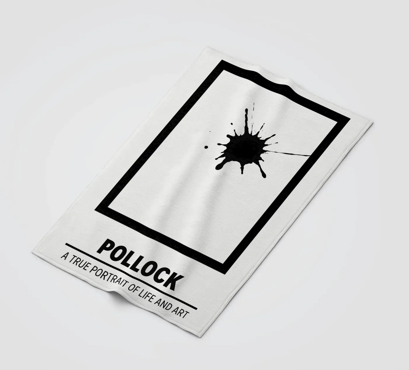 Pollock Print fleecedeken van MoviesArt