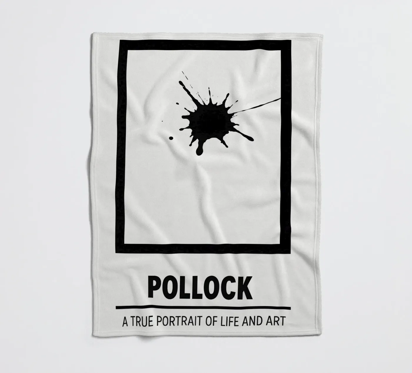 Pollock Print fleecedeken van MoviesArt