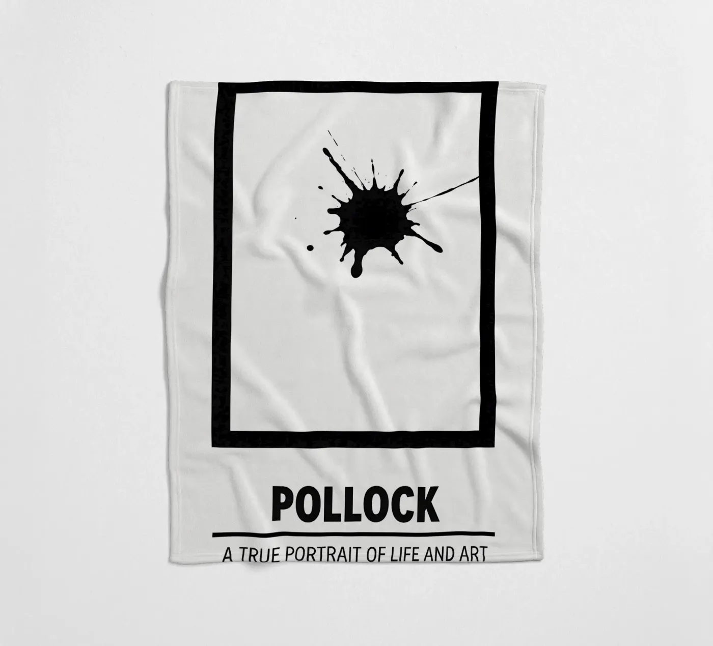 Pollock Print fleecedeken van MoviesArt