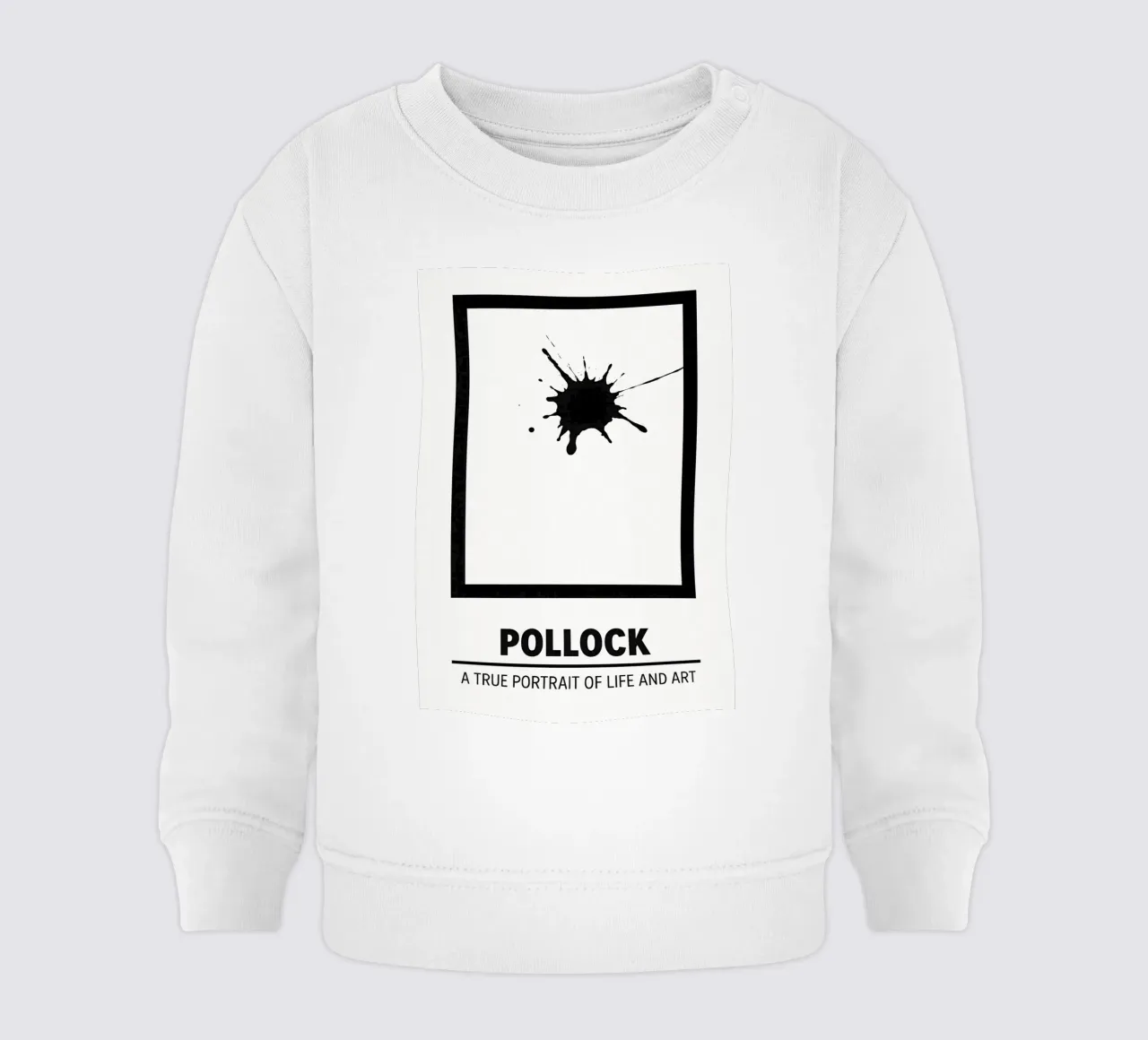 Pollock Print baby sweatshirt by MoviesArt