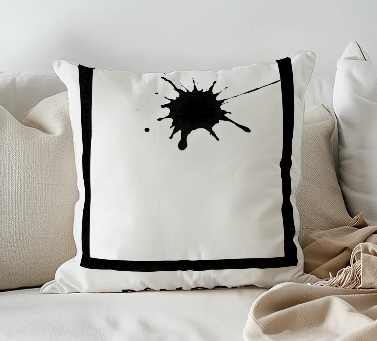 Pollock Print cuscino da MoviesArt