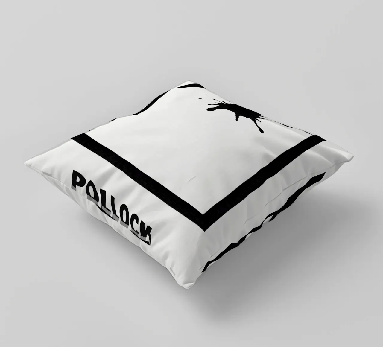 Pollock Print cuscino da MoviesArt