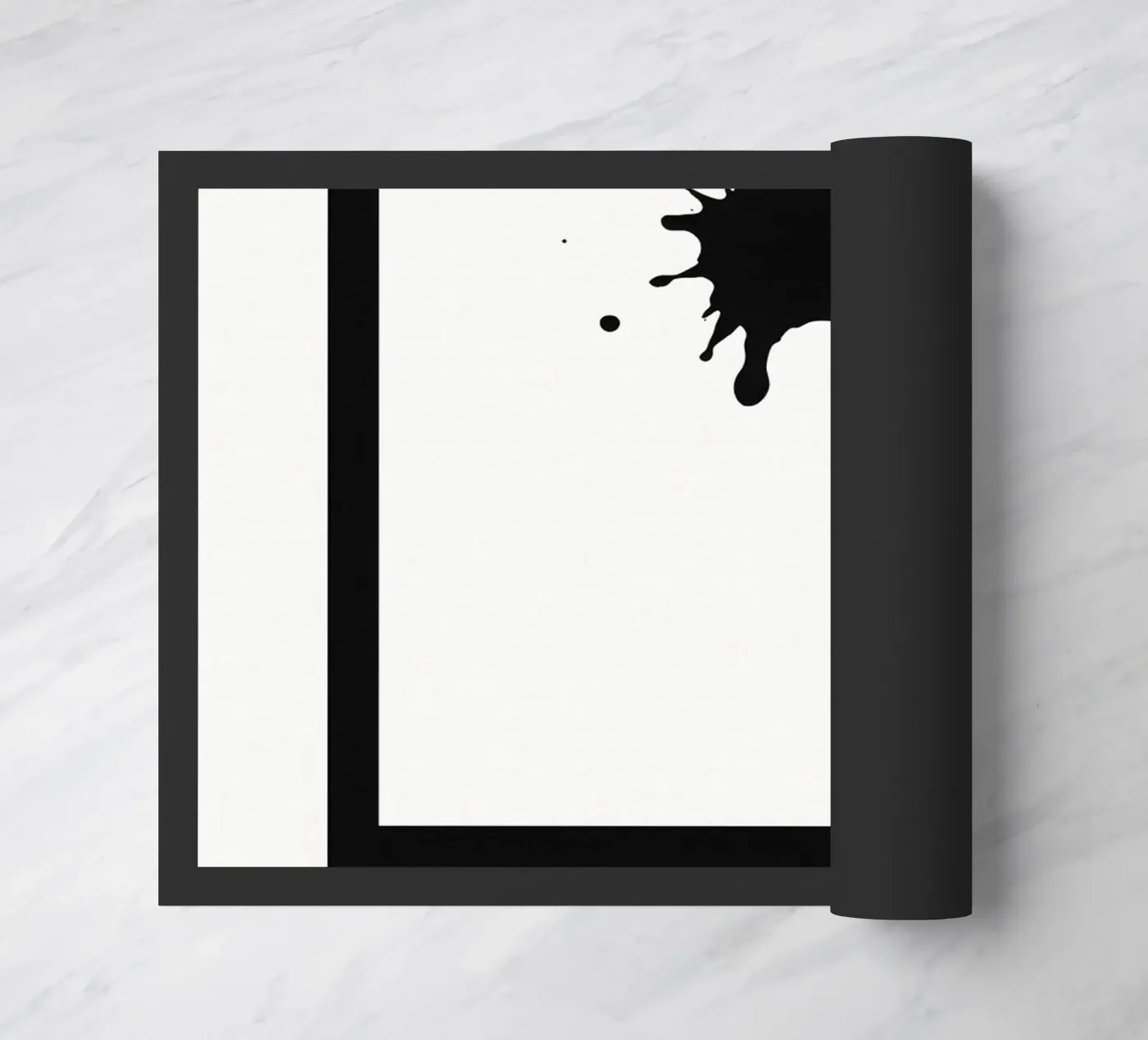 Pollock Print doormat by MoviesArt