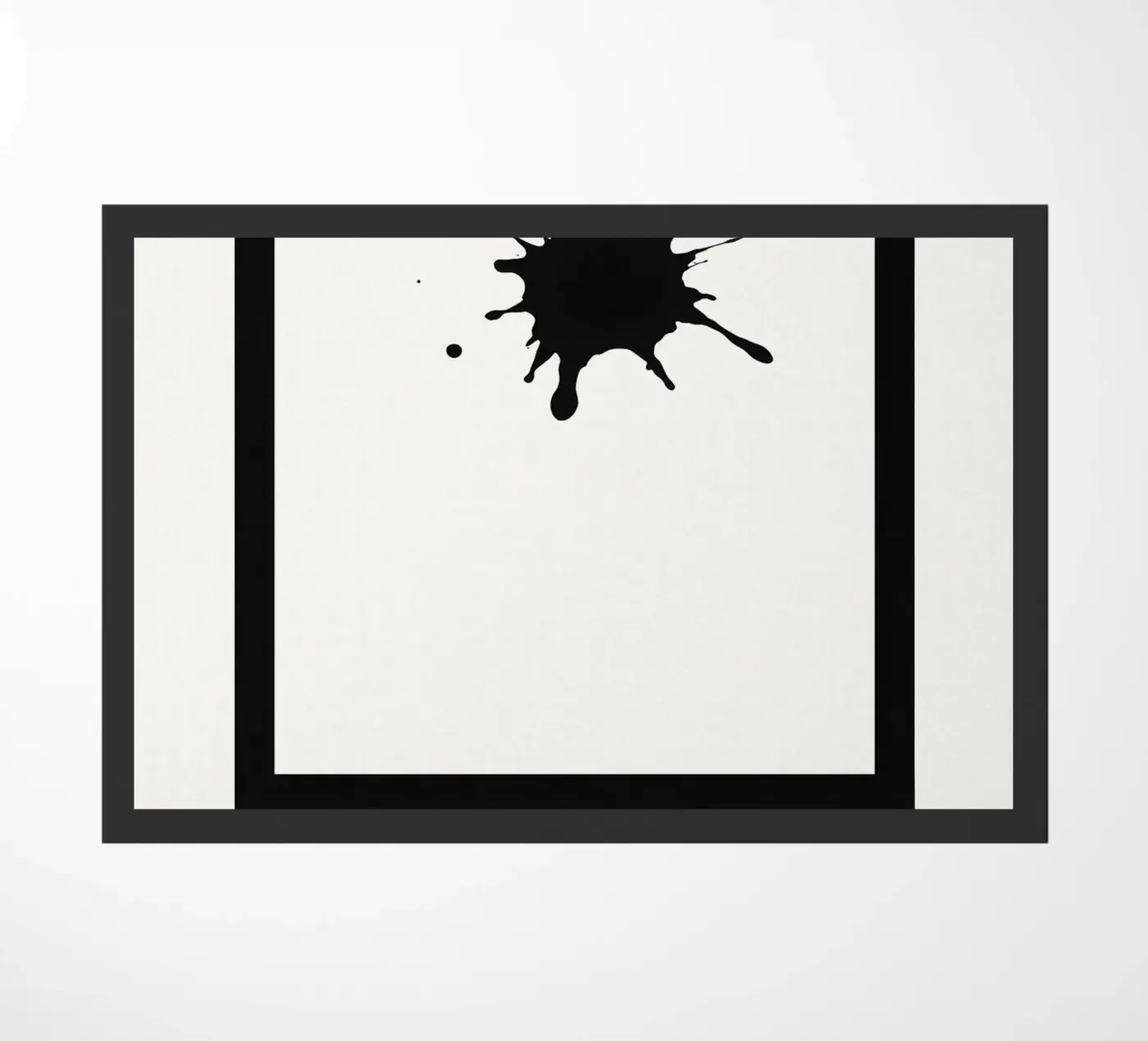 Pollock Print doormat by MoviesArt