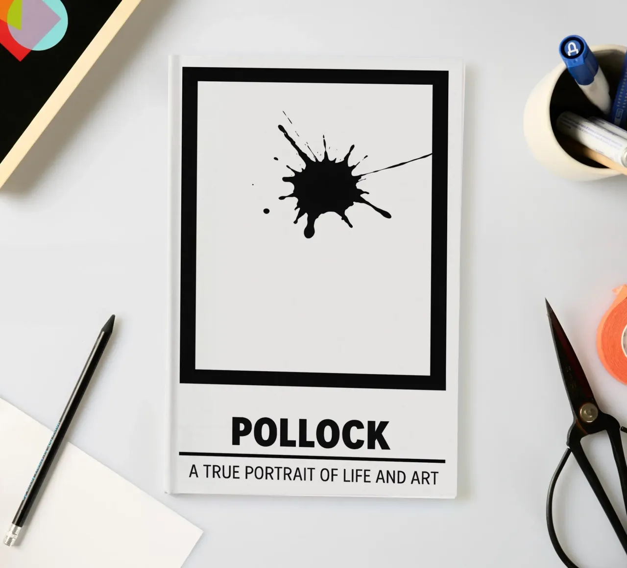 Pollock Print notebook by MoviesArt