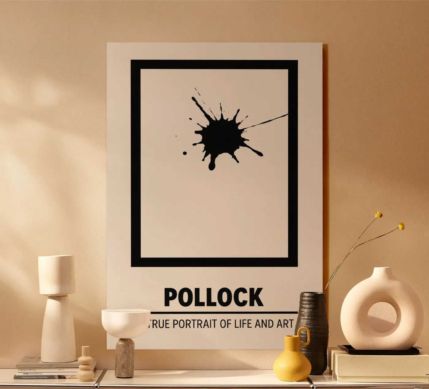 Pollock Print plexiglas de MoviesArt
