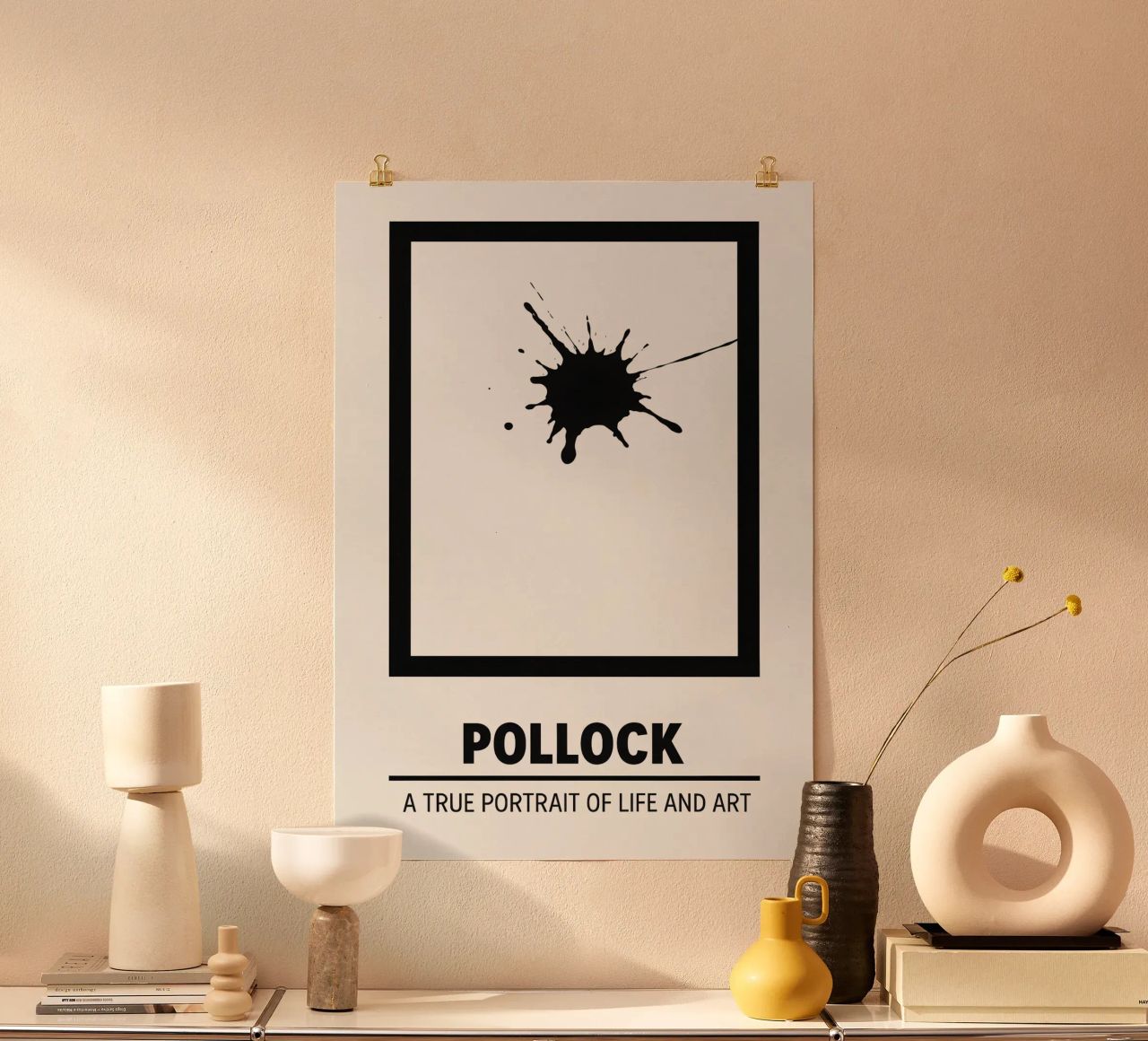 Pollock Print Poster von MoviesArt