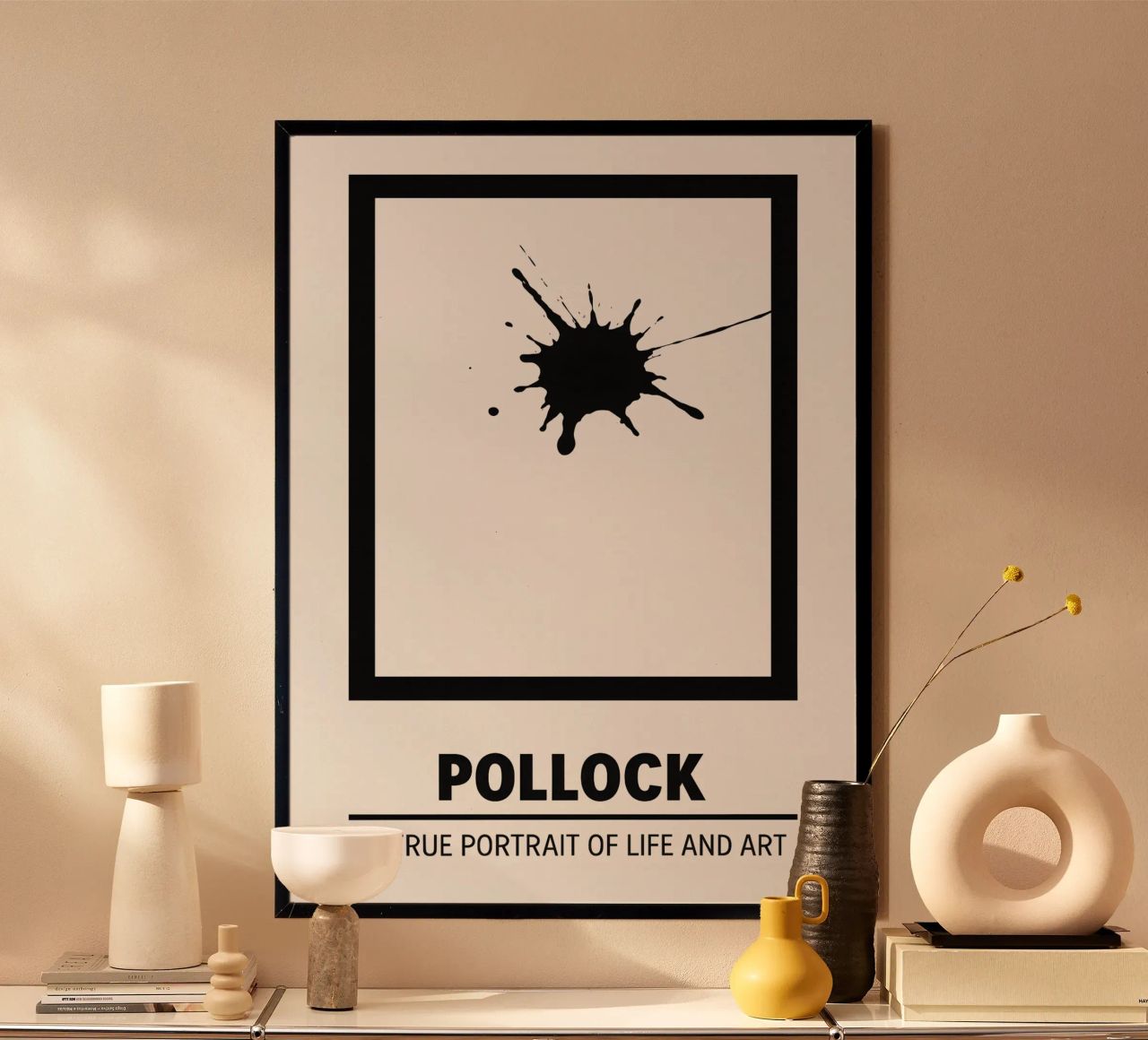 Pollock Print Poster von MoviesArt