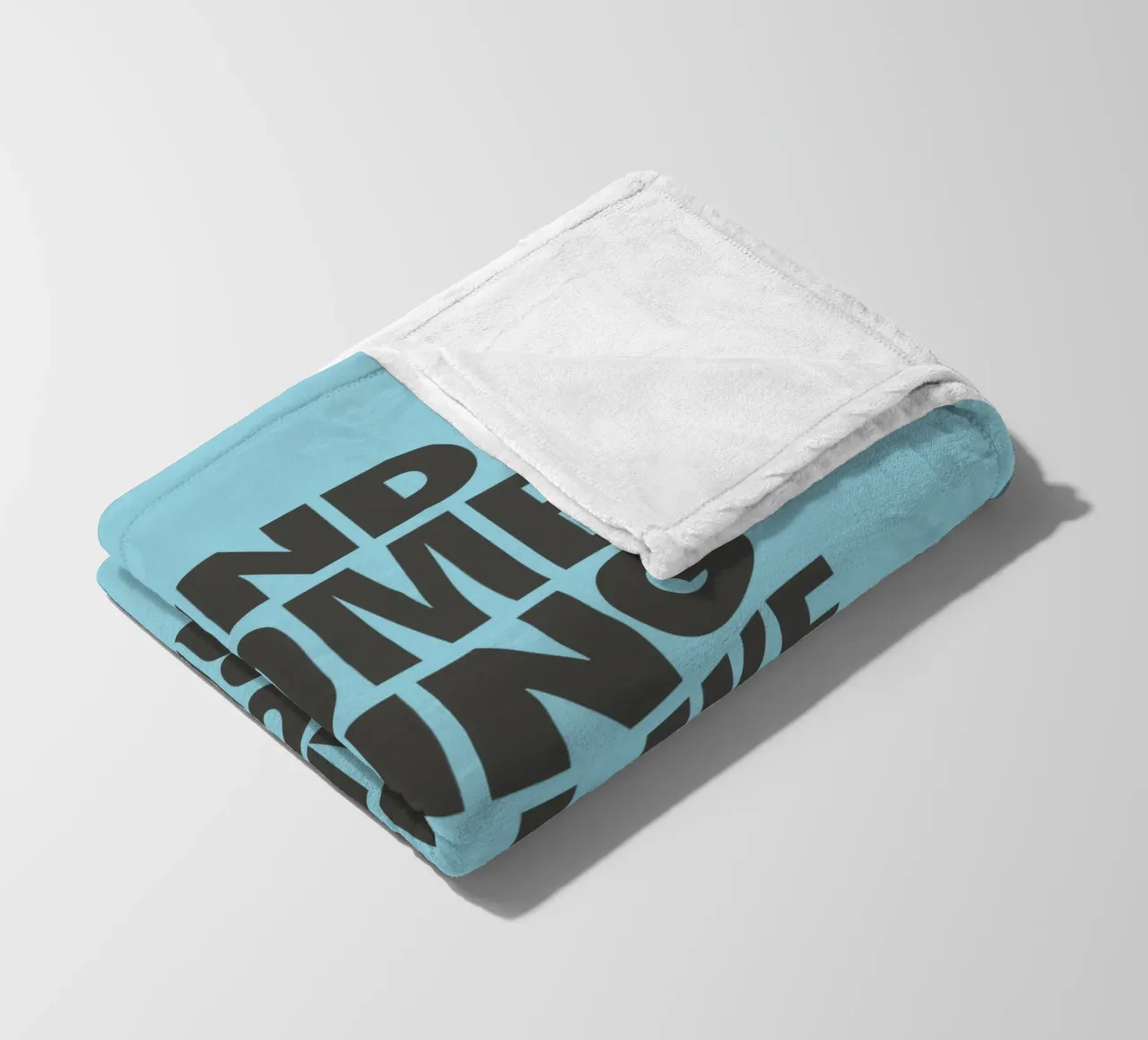 Find Something You Like and Do It Forever Typography Print fleece blanket by THE MOTIVATED TYPE