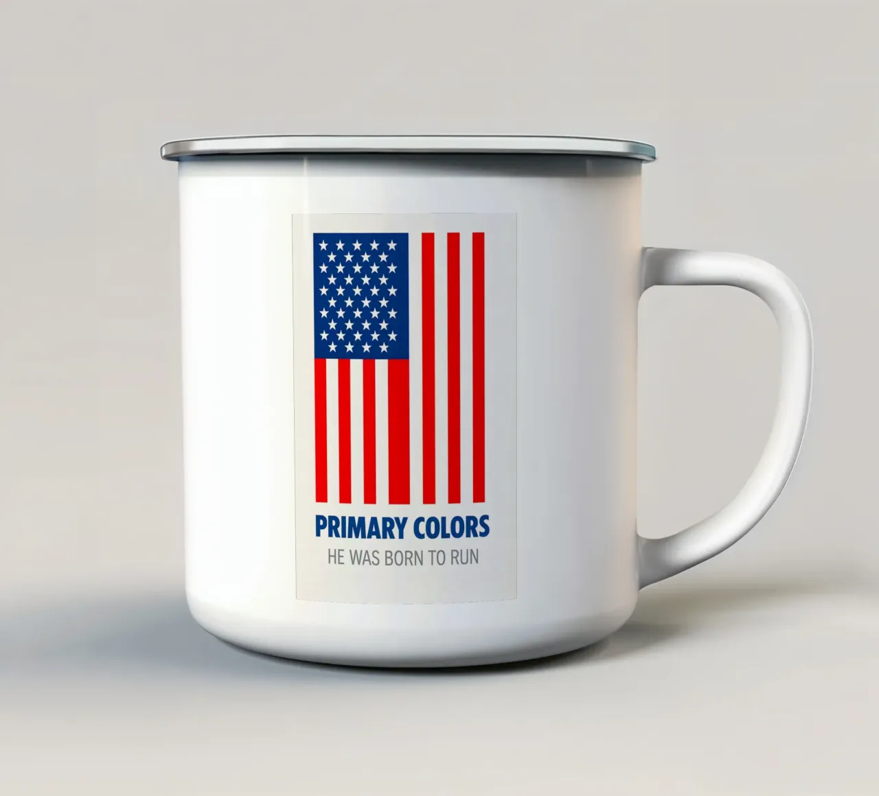 Primary Colors Print tazza in smalto da MoviesArt