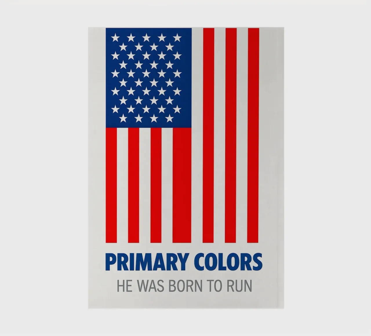 Primary Colors Print notebook by MoviesArt