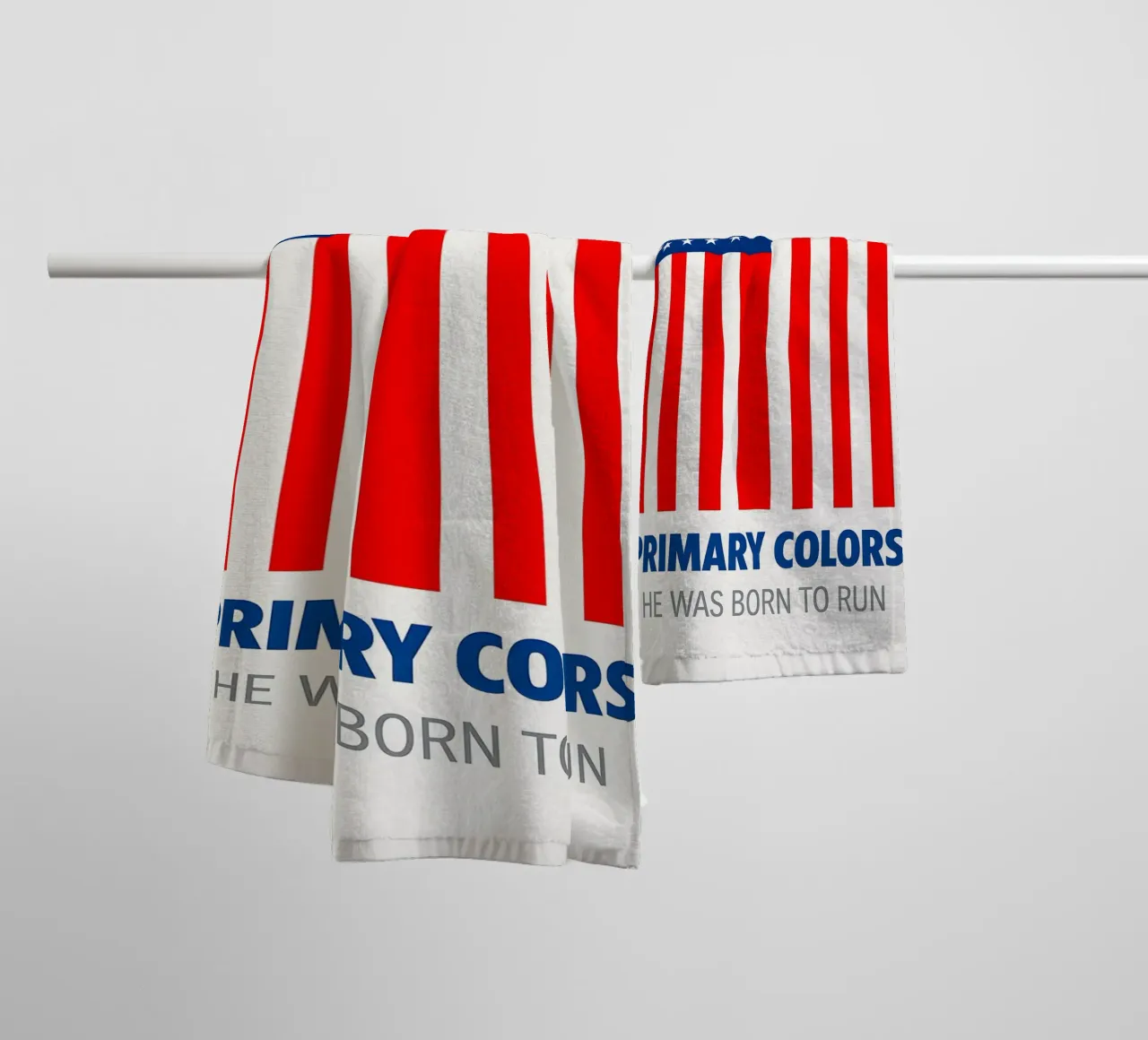 Primary Colors Print asciugamano da bagno da MoviesArt