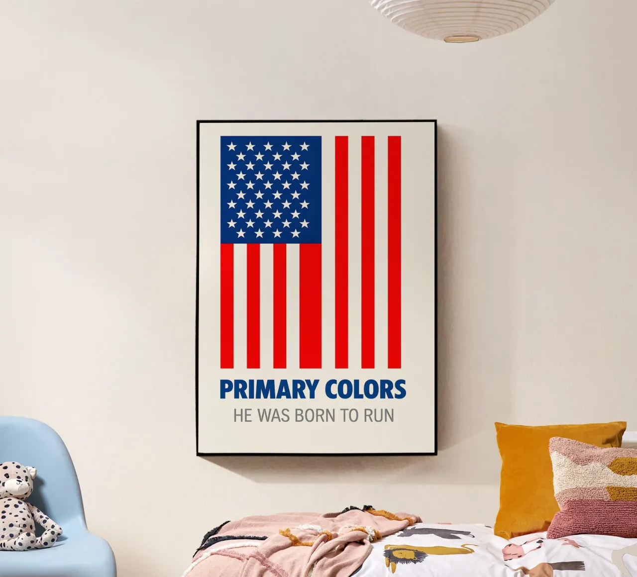 Primary Colors Print plexiglass da MoviesArt