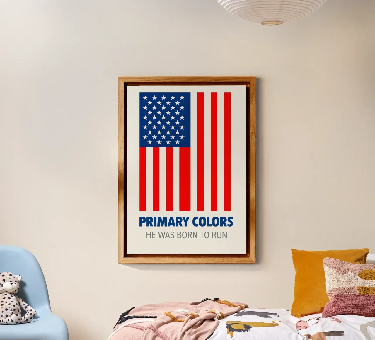 Primary Colors Print alluminio dibond da MoviesArt