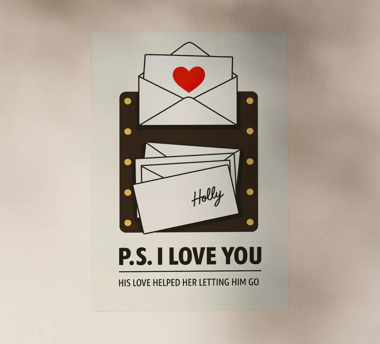 PS I Love You Print pellicola backlit da MoviesArt