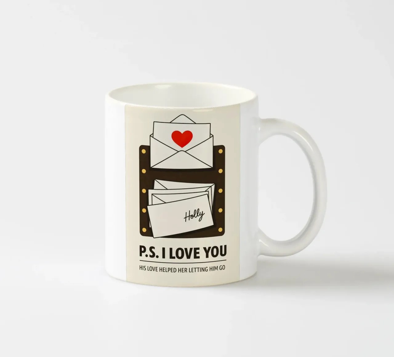 PS I Love You Print tazza in ceramica da MoviesArt