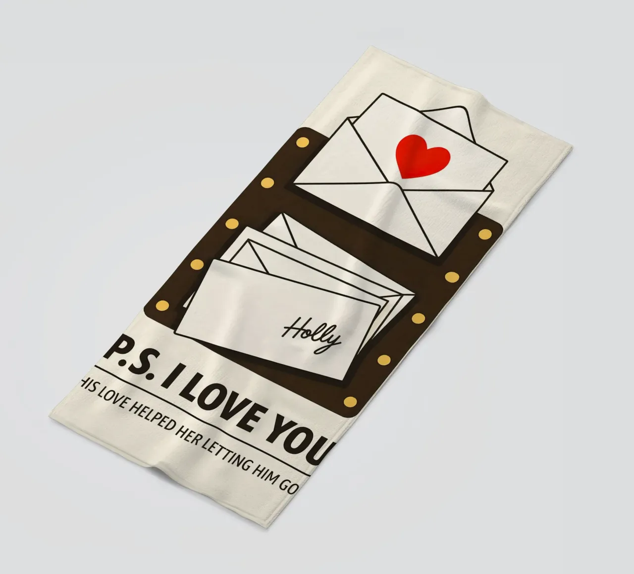 PS I Love You Print telo mare da MoviesArt