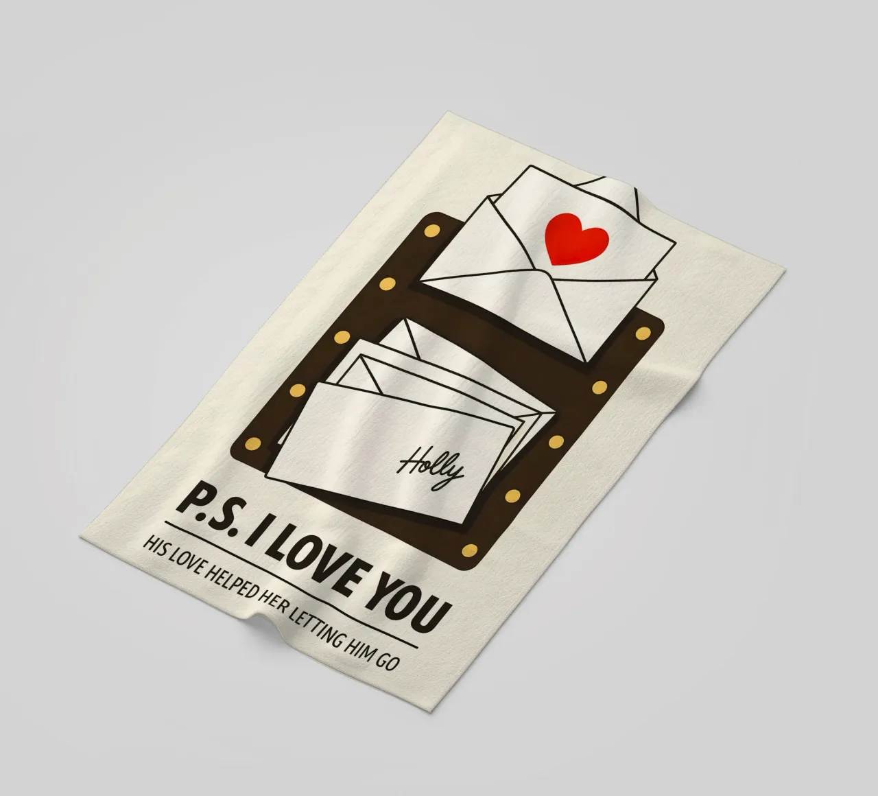 PS I Love You Print telo mare da MoviesArt