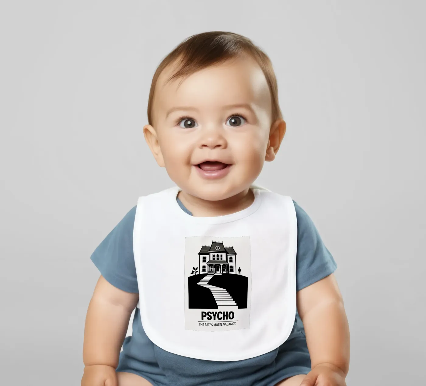 Psycho Print Babylätzchen von MoviesArt